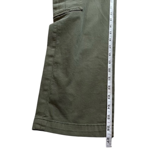 7‎ For All Mankind women’s  Cargo Pants M Green Flap Pockets Casual size 30 NWOT - Picture 7 of 14